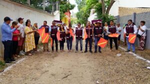 Inicia pavimentación en el Fraccionamiento Playas de Puerto Escondido