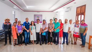 Autoridades de San Pedro Mixtepec y de la Agencia Municipal de Puerto Escondido sostienen reunión de trabajo