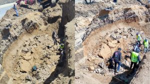 Derrumbe en obras de alcantarillado en Oaxaca trabajador semi sepultado