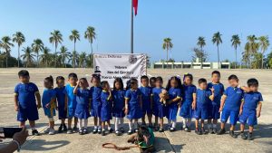 Alumnos del CENDI Abejitas visitan el 54/o. Batallón de Infantería en el Mes del Ejército Mexicano