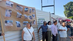 Clausuran simbólicamente obra de plaza comercial en Oaxaca