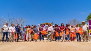 San Pedro Mixtepec inician obras educativas y de pavimentación en Puerto Escondido