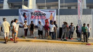 Realizan “Tequio X Colotepec” en el Adoquín para mejorar espacios públicos