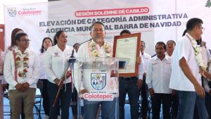 La Barra de Navidad asciende a Agencia Municipal y fortalece su desarrollo en Santa María Colotepec