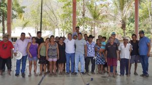 Se reúne Román Valencia con ciudadanos de Río de Potrero para dar seguimiento a temas de agua potable
