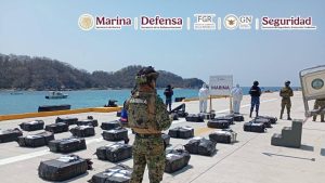 Marina asegura 63 bultos con presunta cocaína en operaciones realizadas en el Pacífico mexicano