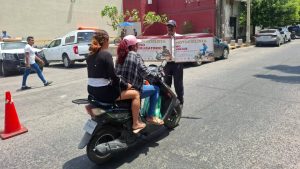 Policía Vial refuerza la estrategia nacional “Piensa, lleguemos a salvo” para reducir accidentes en motocicleta
