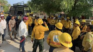 Avanza control de incendio en Lagunas de Chacahua; reportan 90% de contención