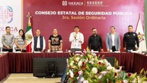 Oaxaca se fortalece en seguridad pública; San Pedro Mixtepec participa en reunión de seguridad.