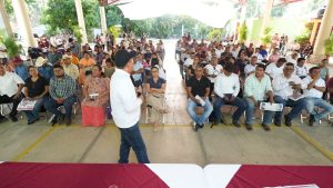 Nino Morales concluye una semana más de trabajo en territorio
