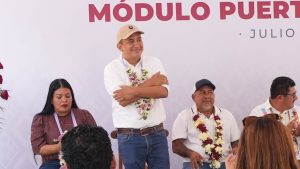 Nino Morales acompaña al gobernador en gira de trabajo por la Costa de Oaxaca