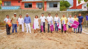 Inicia construcción de nueva aula en la Primaria Ricardo Flores Magón de San Pedro Mixtepec