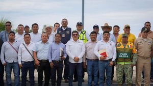 San Pedro Mixtepec refuerza coordinación regional para proteger a las familias ante los efectos del huracán Trudy